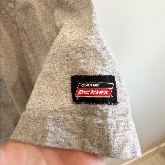 dickies grey cropped t-shirt - Picture 2 of 2